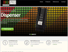 Tablet Screenshot of digispace.co.za
